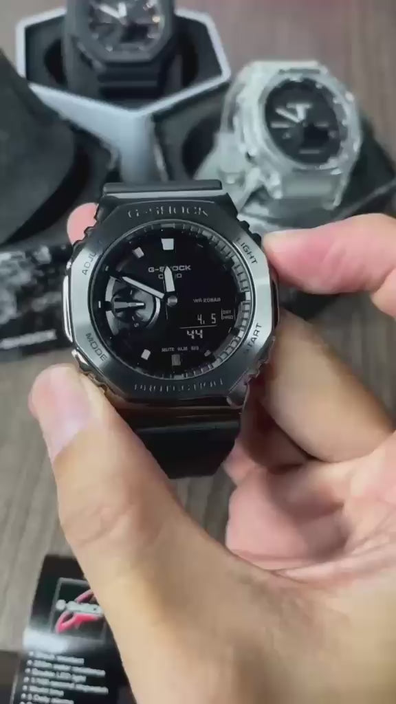 Casio G-Shock Analog-Digital Watch – Black / Gunmetal