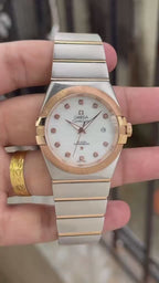 Omega Constellation Men’s Two-Tone Watch – White Dial Collection