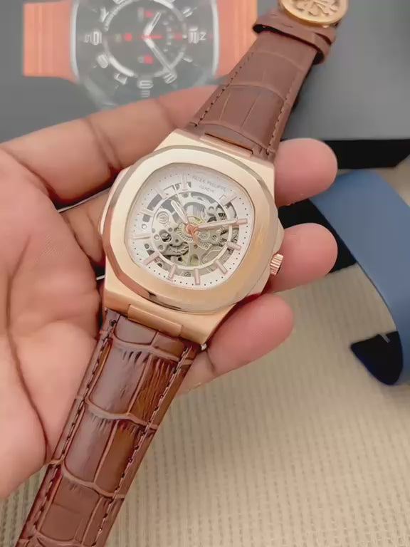 Patek Philippe Nautilus-inspired automatic skeleton watch - supplier video