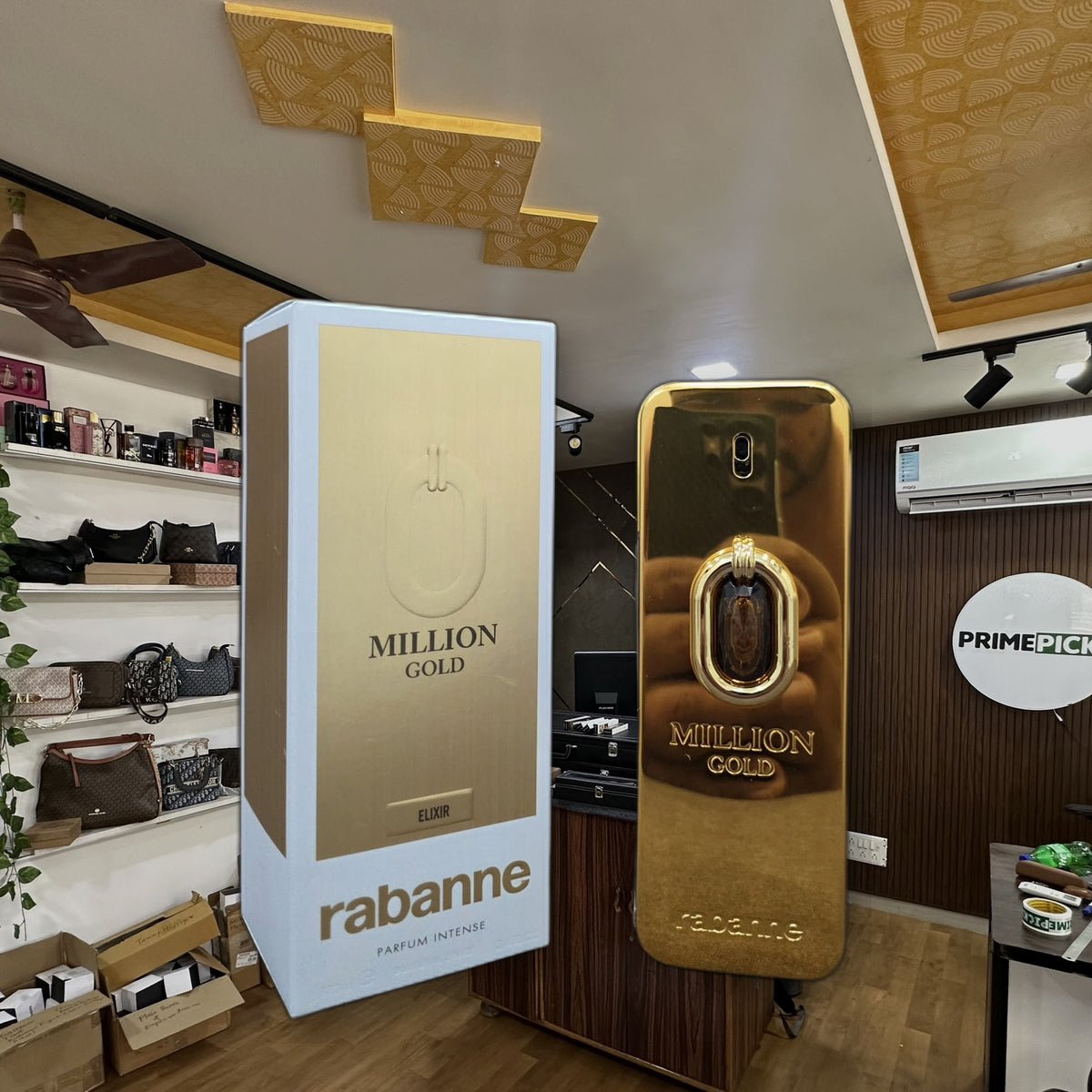 Rabanne 1 Million Elixir at PrimePicks office