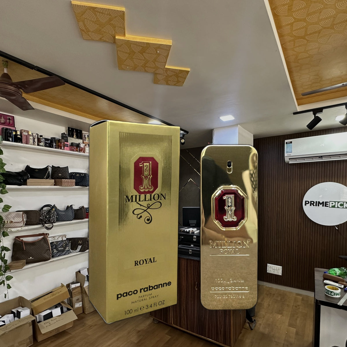 Rabanne 1 Million Royal Parfum at PrimePicks office