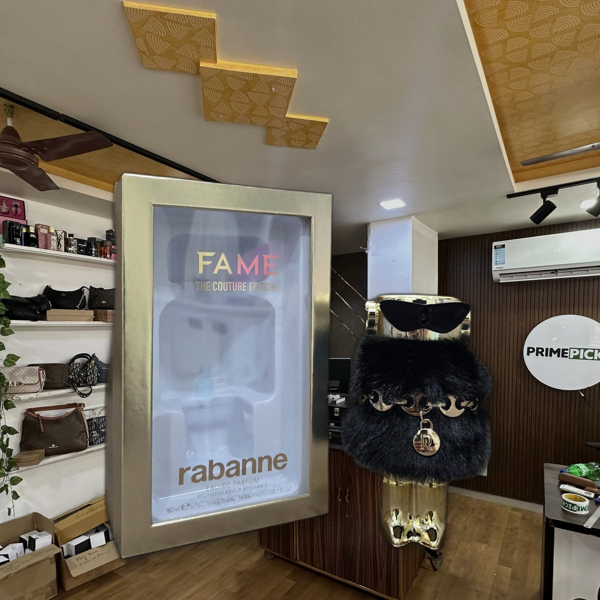 Rabanne Fame Parfum at PrimePicks office
