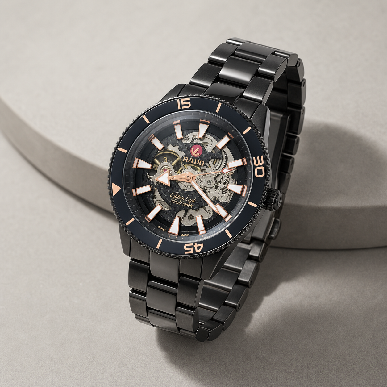 Rado Captain Cook automatic watch alternate view