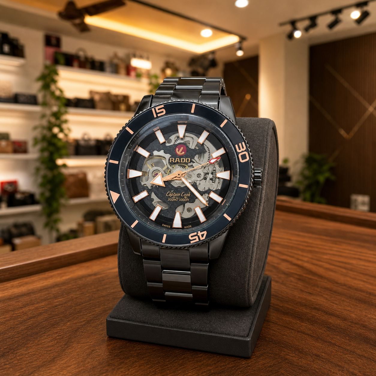 Rado Captain Cook automatic watch lifestyle view