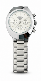 Rado Diastar Chronograph Men’s 44 mm Silver-Tone Watch