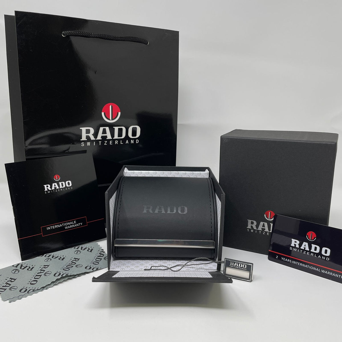 Rado Diastar Chronograph Men’s 44 mm Silver-Tone Watch