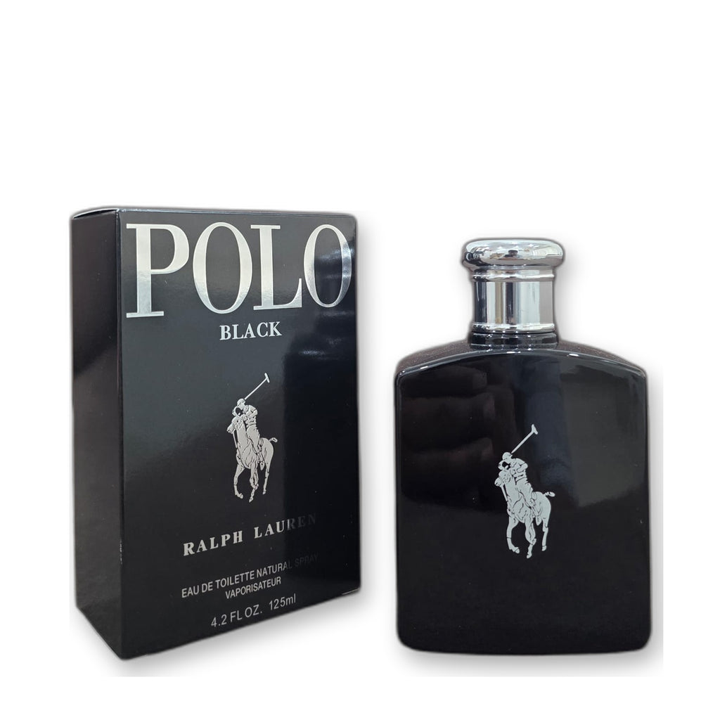Ralph Lauren Polo Black Eau de Toilette 125 ml - White background