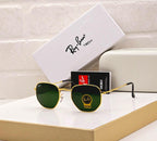 Ray-Ban - Gold Hexagonal Green Lens - Sunglasses with supplied box