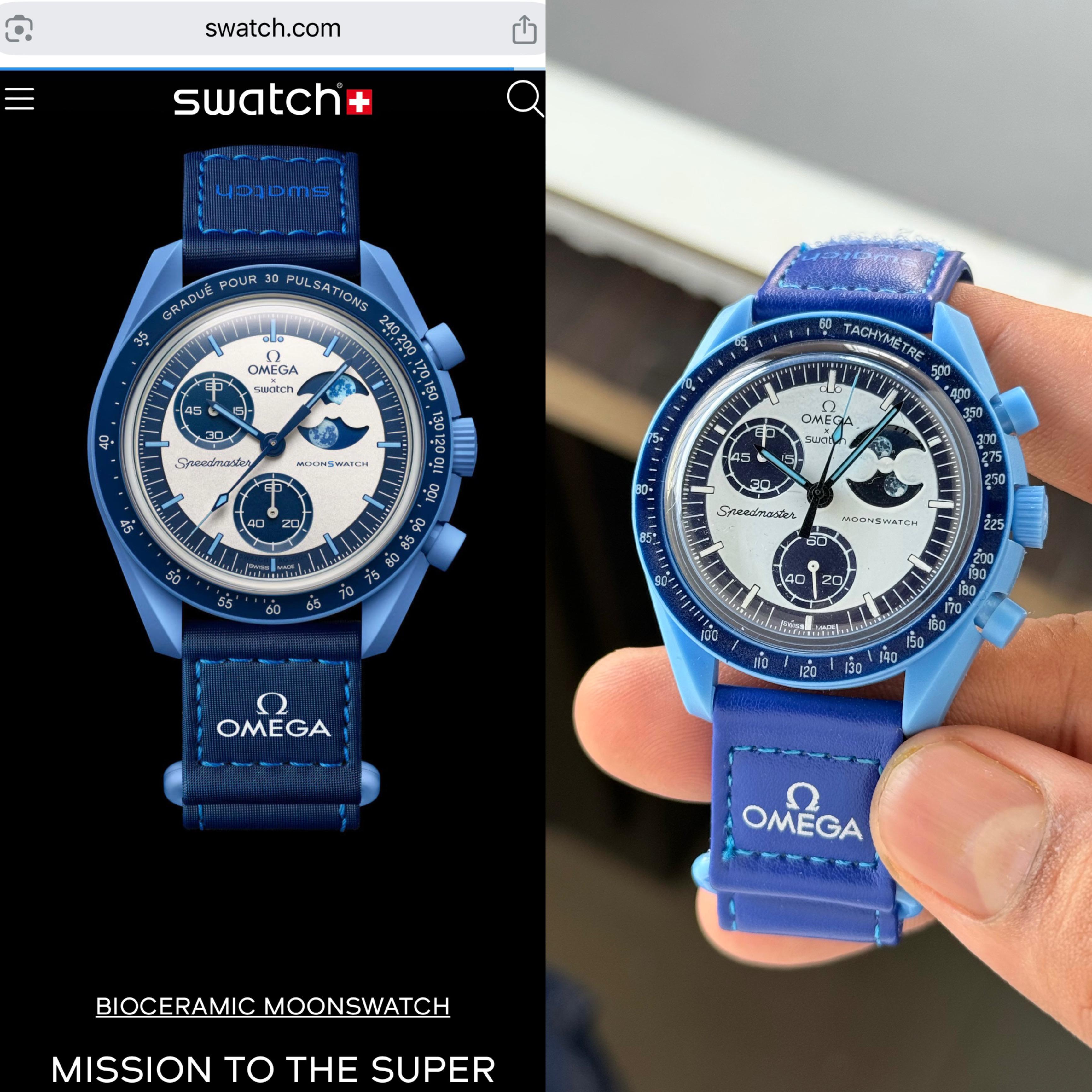 Omega Bioceramic Moonswatch Mission to the Super Blue Moonphase