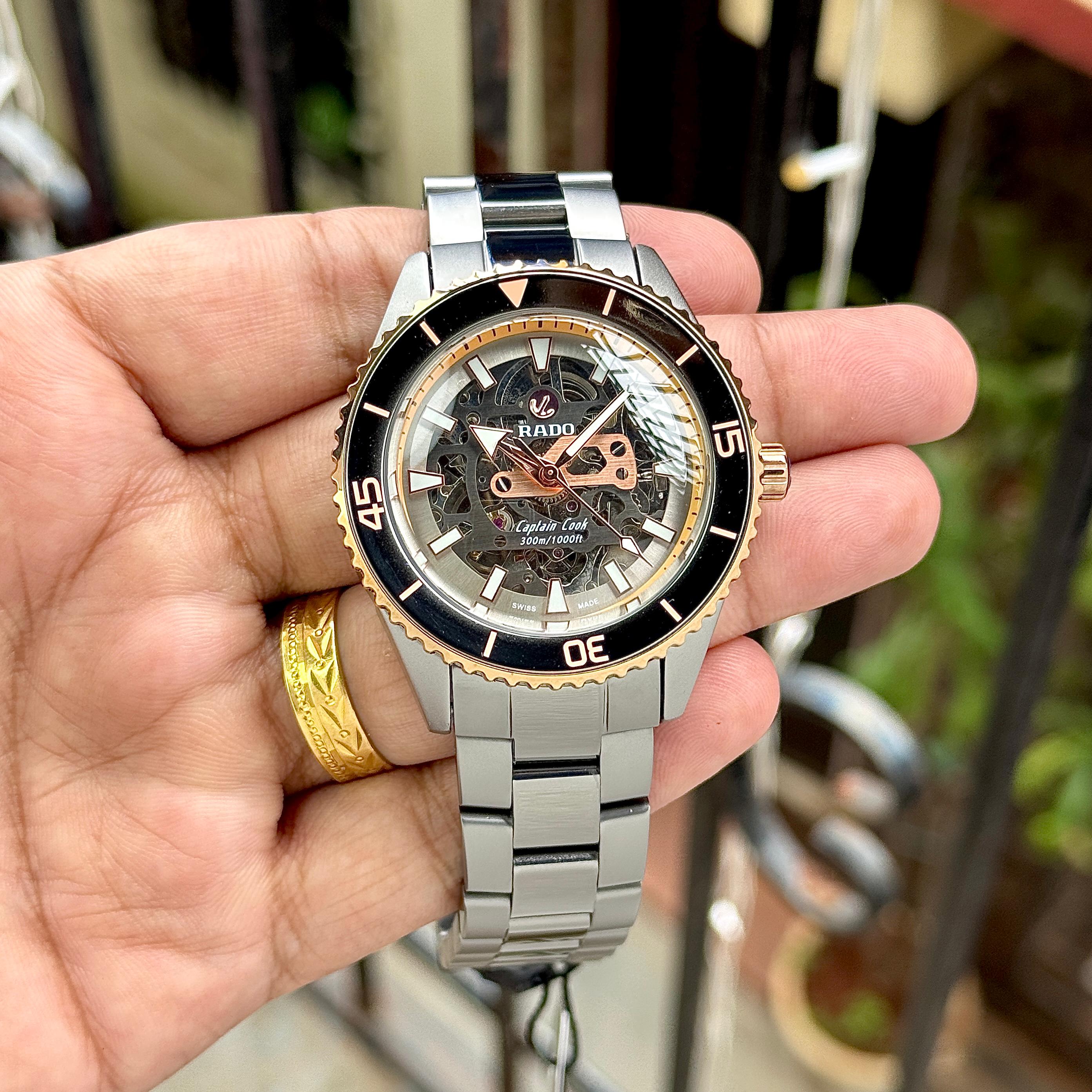 Rado Captain Cook High Tech Ceramic Skeleton