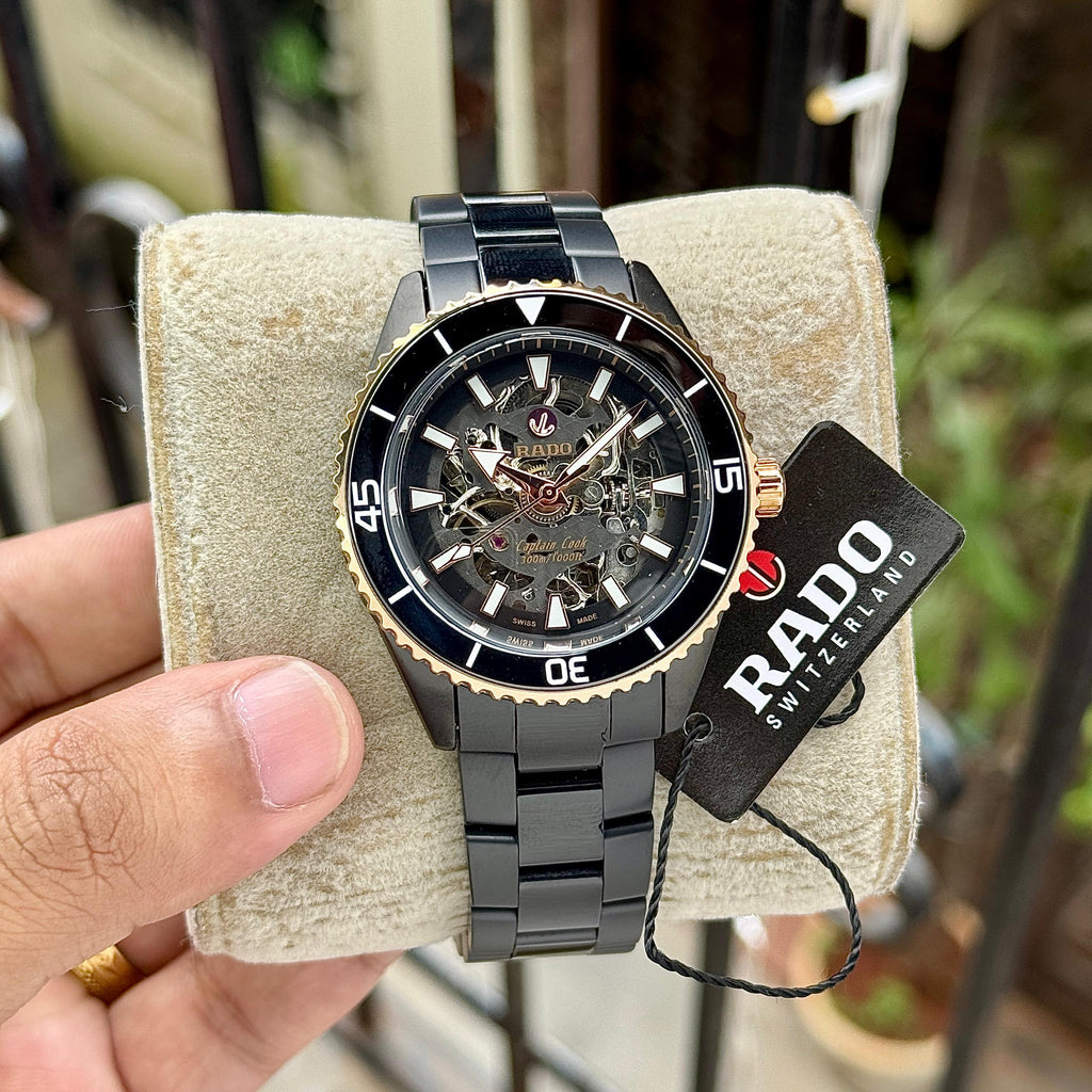 Rado Captain Cook High Tech Ceramic Skeleton