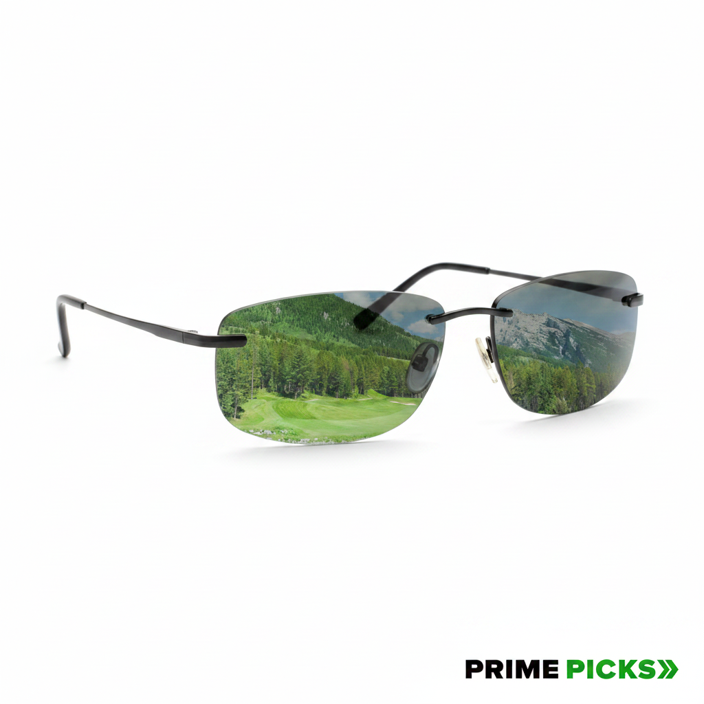 Primepicks Polorized Rimless Sunglasses