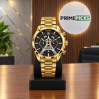 TAG Heuer Carrera tower watch — gold black primepicks office