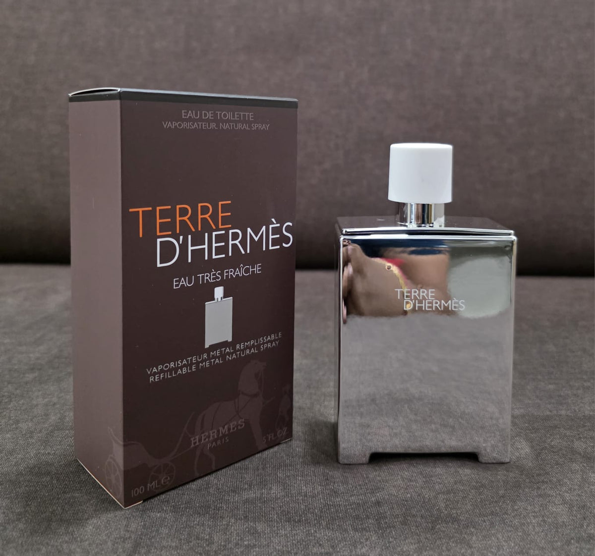 Terre d'Hermès Eau Très Fraîche Eau de Toilette 100 ml - original product photo