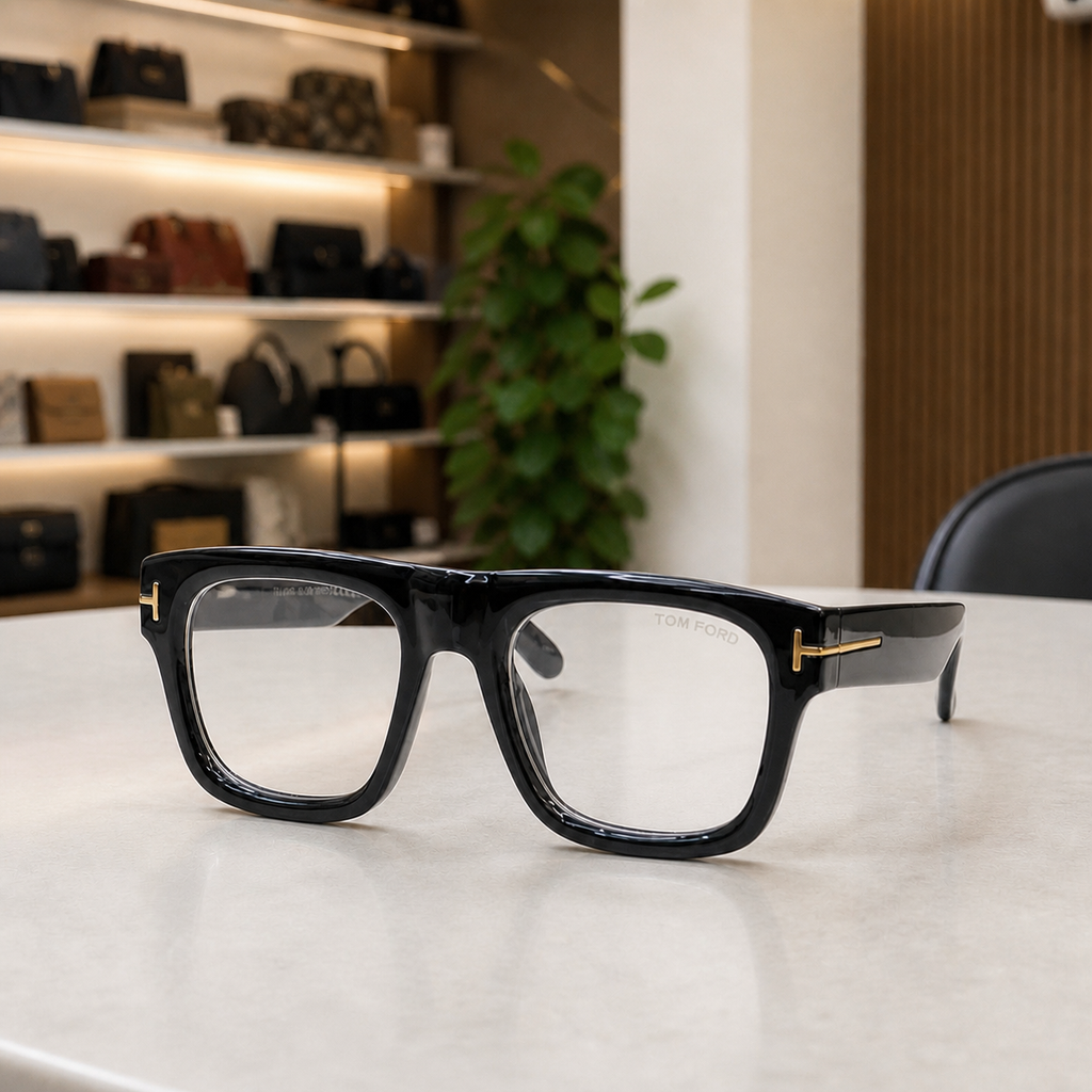 Tom Ford Model 259 frame in PrimePicks office setting