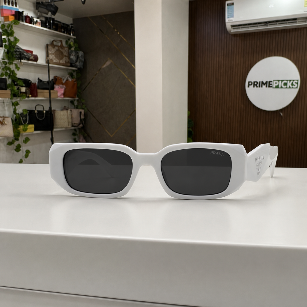 Prada White and Dark Smoke sunglasses - additional view