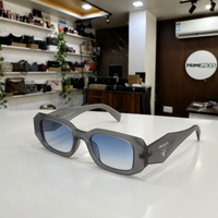 Prada Translucent Grey and Blue Gradient sunglasses - front hero