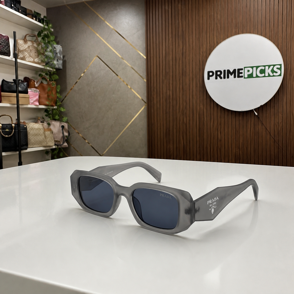 Prada Matte Grey and Blue-Grey sunglasses - additional view