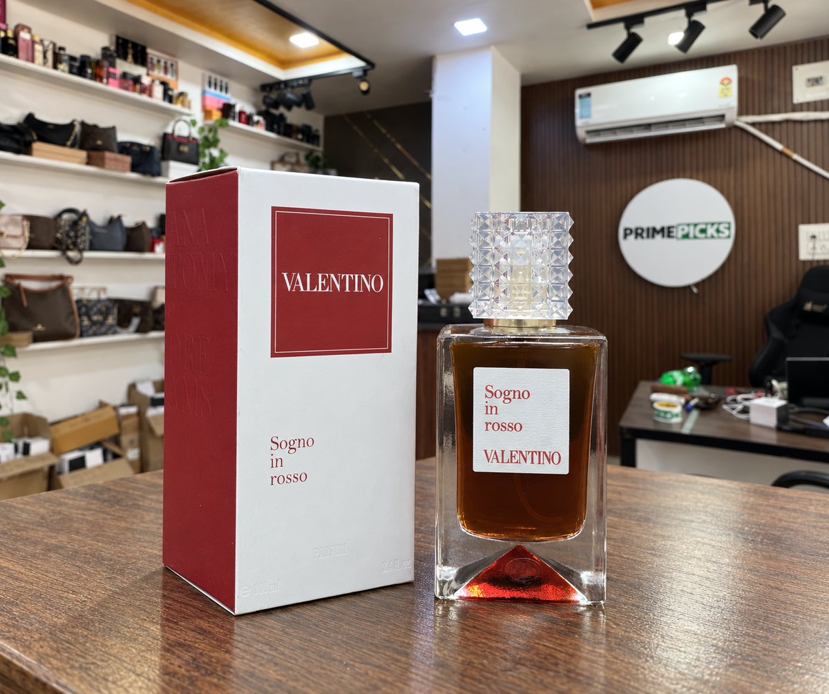 Valentino Sogno in Rosso Parfum 100 ml at the PrimePicks office