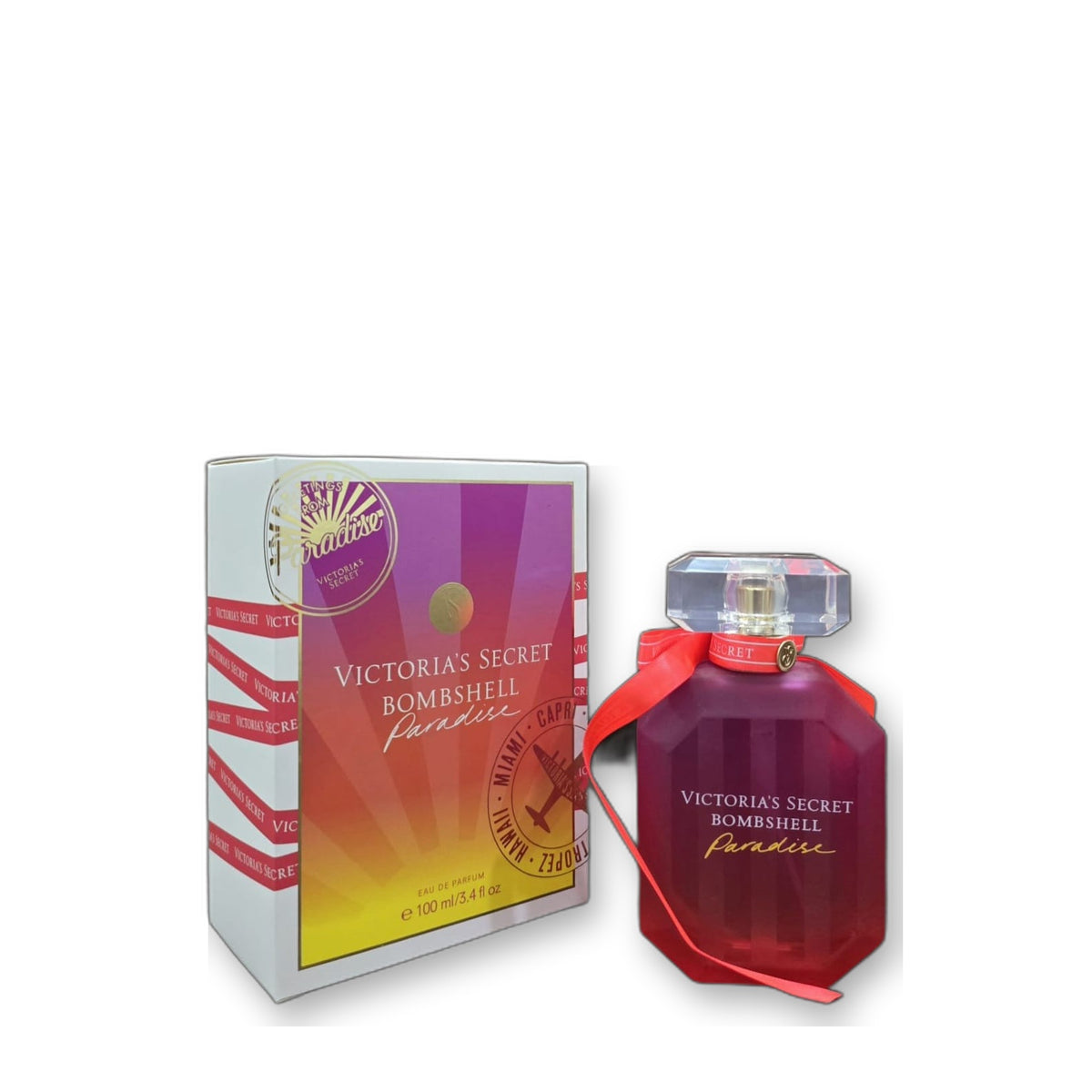 Victoria's Secret Bombshell Paradise Eau de Parfum 100 ml - White background