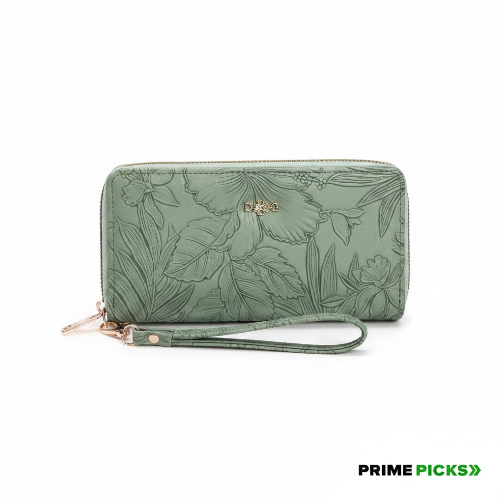Primepicks Women’s Double zip Wallet