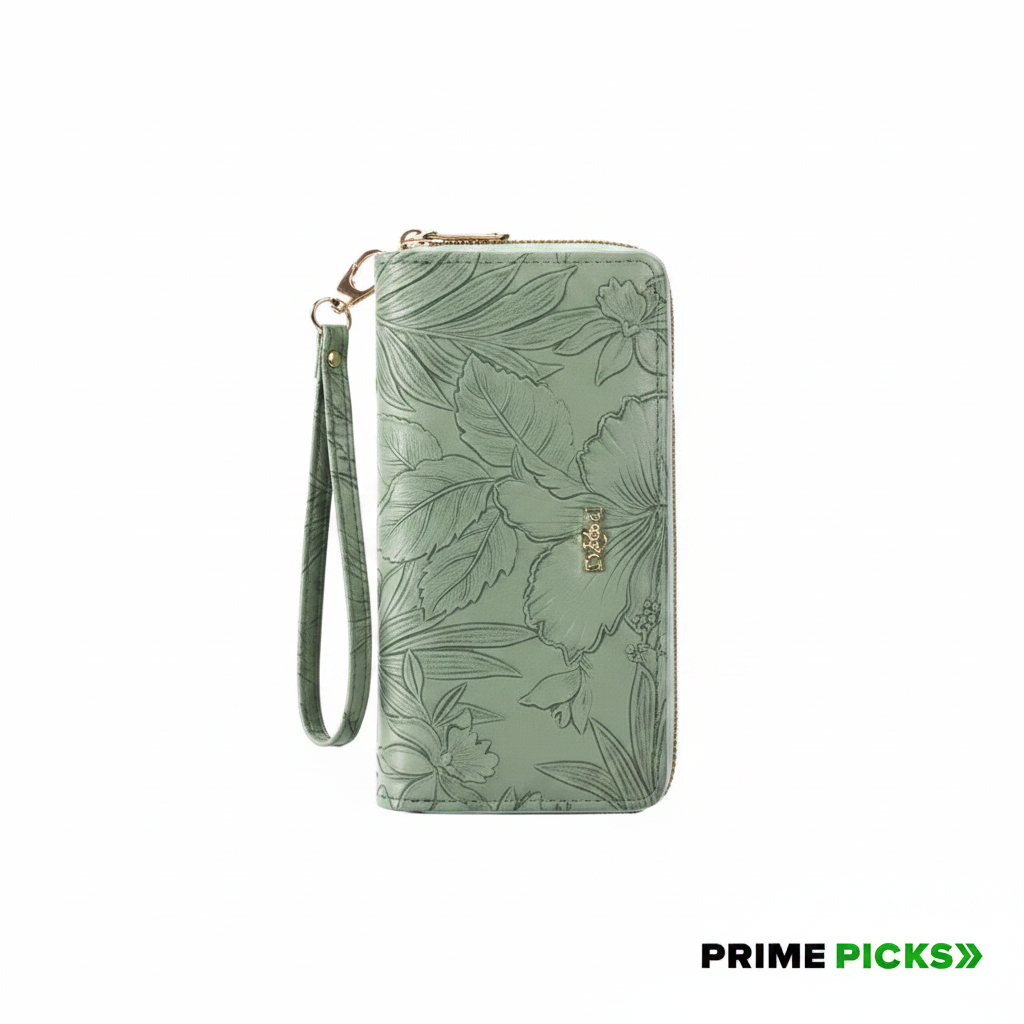 Primepicks Women’s Double zip Wallet
